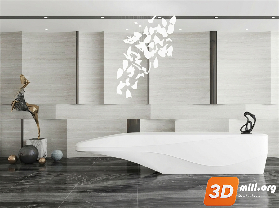 Lobby front desk Skp Files 